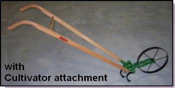Wheel hoe set for garden cultivating