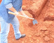 Trenching Hoe
